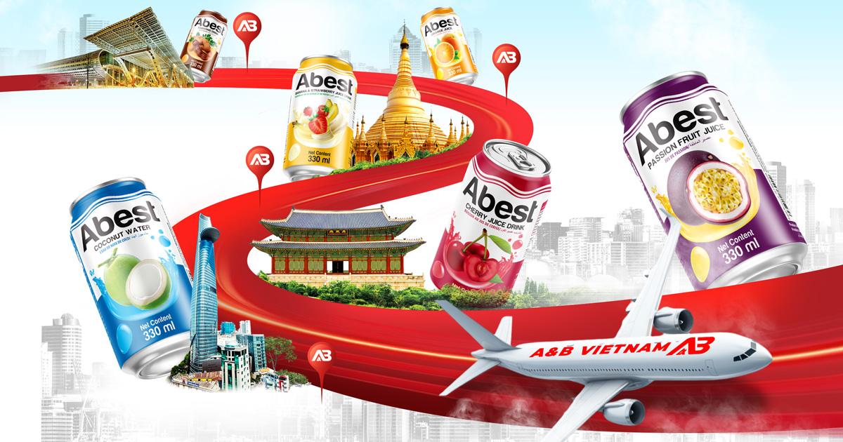 Các loại nước trái cây Việt Nam xuất khẩu chất lượng cao từ A&B Vietnam