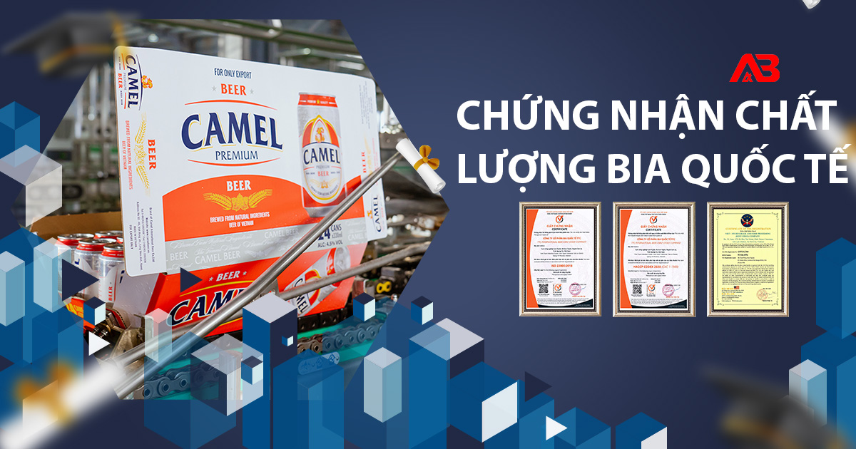 Các chứng nhận quốc tế về chất lượng bia tại A&B Vietnam